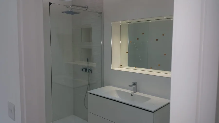 Modern luxury bathroom renovation